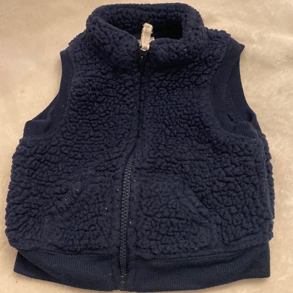 🧸10/$10 BABY SALE - Carters blue vest